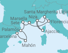 Itinerario del Crucero Desde Niza a Barcelona - Azamara