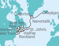 Itinerario del Crucero Desde Reykjavik a Nueva York - Azamara