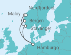 Itinerario del Crucero Fiordos Noruegos - MSC Cruceros