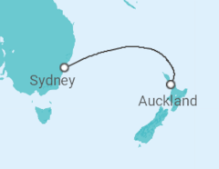 Itinerario del Crucero Mini Crucero: Sídney - Princess Cruises