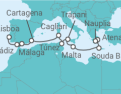 Itinerario del Crucero Islas griegas y el cautivador Mediterráneo - Silversea