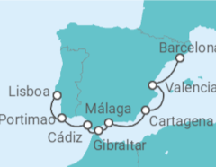 Itinerario del Crucero Playas doradas y encanto cultural - Silversea
