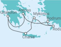 Itinerario del Crucero Islas griegas inspiradoras - Regent Seven Seas
