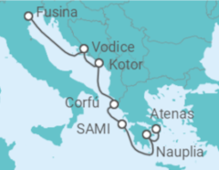 Itinerario del Crucero Montenegro, Grecia - Seabourn