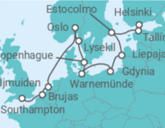 Itinerario del Crucero Capitales del Mar Báltico y del Norte - Oceania Cruises