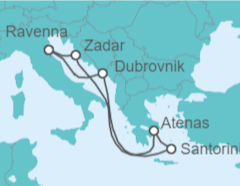 Itinerario del Crucero Croacia, Grecia - Royal Caribbean