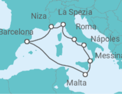 Itinerario del Crucero Malta, Italia, Francia - Celebrity Cruises