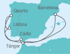 Itinerario del Crucero Portugal, España, Marruecos - Celebrity Cruises