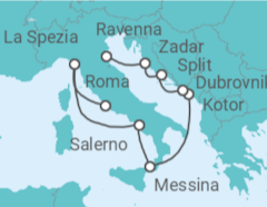 Itinerario del Crucero Italia, Montenegro, Croacia - Celebrity Cruises
