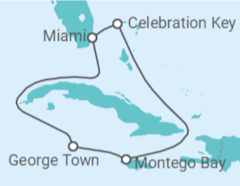 Itinerario del Crucero Jamaica, Islas Caimán - Carnival Cruise Line
