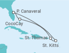 Itinerario del Crucero Caribe Oriental y Perfect Day - Royal Caribbean