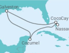 Itinerario del Crucero México, Bahamas - Royal Caribbean