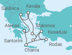 Itinerario del Crucero Grecia, Turquía - Celebrity Cruises