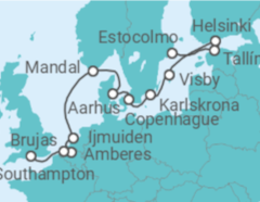 Itinerario del Crucero Joyas del norte de Europa - Oceania Cruises