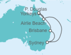 Itinerario del Crucero Australia - Princess Cruises