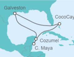 Itinerario del Crucero México - Royal Caribbean