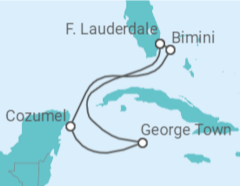 Itinerario del Crucero Islas Caimán, México y Bahamas - Celebrity Cruises