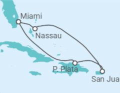 Itinerario del Crucero Bahamas - Royal Caribbean