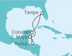 Itinerario del Crucero México, Honduras - Royal Caribbean