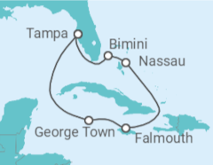 Itinerario del Crucero Bahamas, Jamaica, Islas Caimán - Royal Caribbean