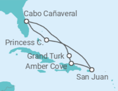 Itinerario del Crucero Caribe Oriental con Puerto Rico - Princess Cruises