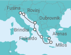 Itinerario del Crucero Un viaje de la elegancia veneciana a la impresionante naturaleza y los tranquilos tonos del puerto - Explora Journeys