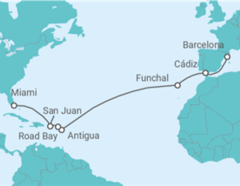 Itinerario del Crucero Un gran viaje de cultura viva y playas espectaculares - Explora Journeys