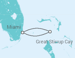 Itinerario del Crucero Bahamas - NCL Norwegian Cruise Line