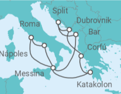 Itinerario del Crucero Italia, Grecia, Croacia - con vuelos - Celebrity Cruises