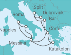 Itinerario del Crucero Italia, Croacia, Grecia - Celebrity Cruises