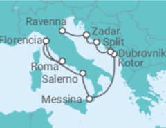 Itinerario del Crucero Italia, Montenegro, Croacia - Con vuelos - Celebrity Cruises