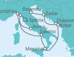 Itinerario del Crucero Croacia, Montenegro, Italia - Celebrity Cruises