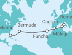 Itinerario del Crucero Desde Roma a Miami - Celebrity Cruises