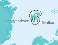 Itinerario del Crucero Svalbard, un lejano paraíso del norte - Silversea