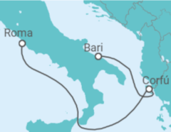 Itinerario del Crucero Grecia - Costa Cruceros