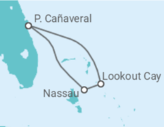 Itinerario del Crucero Bahamas - Disney Cruise Line