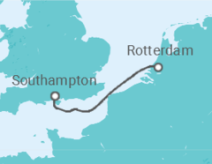 Itinerario del Crucero Holanda - Disney Cruise Line