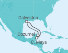 Itinerario del Crucero México - Royal Caribbean