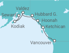Itinerario del Crucero Alaska - Explora Journeys