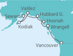 Itinerario del Crucero Alaska - Explora Journeys