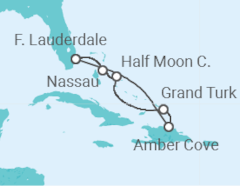 Itinerario del Crucero Bahamas - Holland America Line