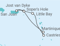 Itinerario del Crucero Navidad en el Caribe - Silversea