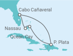 Itinerario del Crucero República Dominicana, Bahamas y Ocean Cay - MSC Cruceros