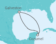 Itinerario del Crucero México - Royal Caribbean