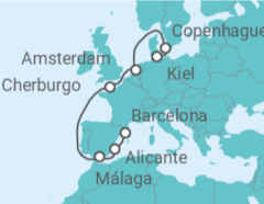 Itinerario del Crucero Dinamarca, Holanda, Francia - MSC Cruceros