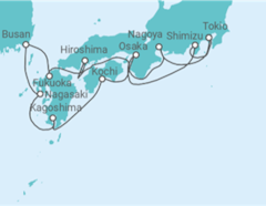 Itinerario del Crucero Japón, Corea Del Sur - Oceania Cruises