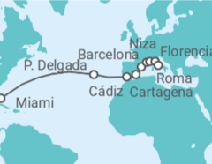 Itinerario del Crucero Cruce Cosmopolita - Oceania Cruises