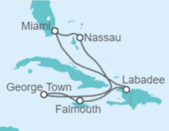 Itinerario del Crucero Bahamas, Islas Caimán, Jamaica - Royal Caribbean