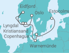 Itinerario del Crucero Dinamarca, Alemania, Noruega - MSC Cruceros