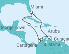 Itinerario del Crucero Un viaje de encanto caribeño y belleza natural espectacular - Explora Journeys